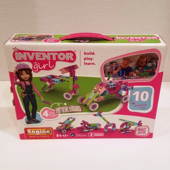 Engino Other - Inventor Girl 10 Model Construction System set, ages 6 years and up, EUC